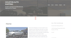 Desktop Screenshot of houstonautoshipping.com